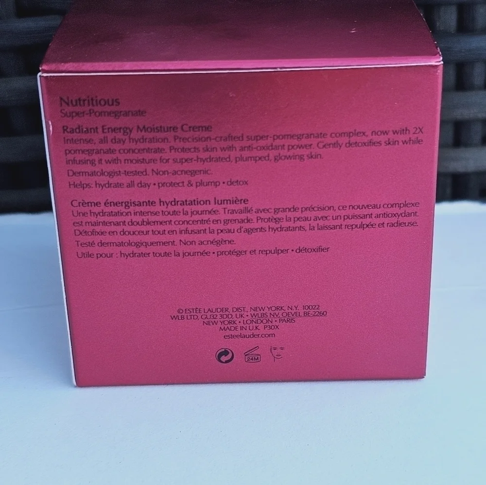 ESTÉE LAUDER Nutritious Super-Pomegrante Radiant Energy Moisture Crème 1.7oz - Picture 2 of 10